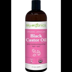 Organic Jamaican Black Castor Oil  (8 oz)